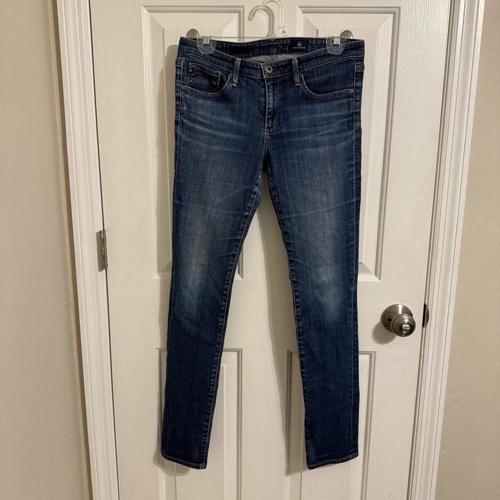 Ag Adriano Goldschmied Blue Skinny Jeans